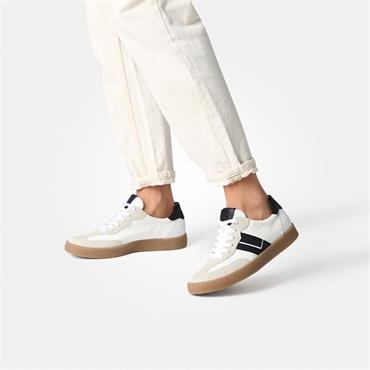 Paul Green Gumsole T Toe Trainer - White Black